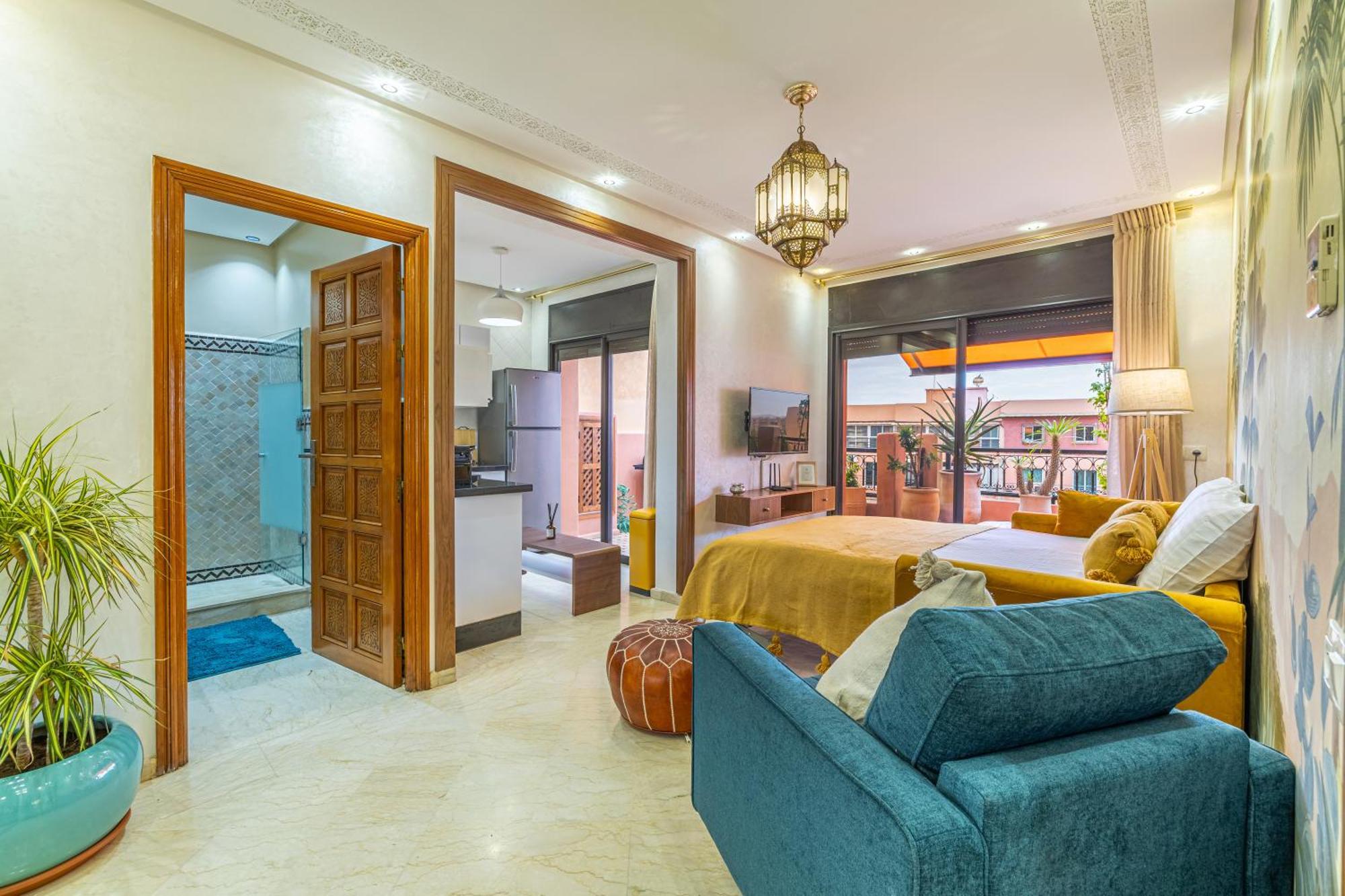 Le Jasmin - Appartement Authentique A Gueliz Marrakesh Exterior photo