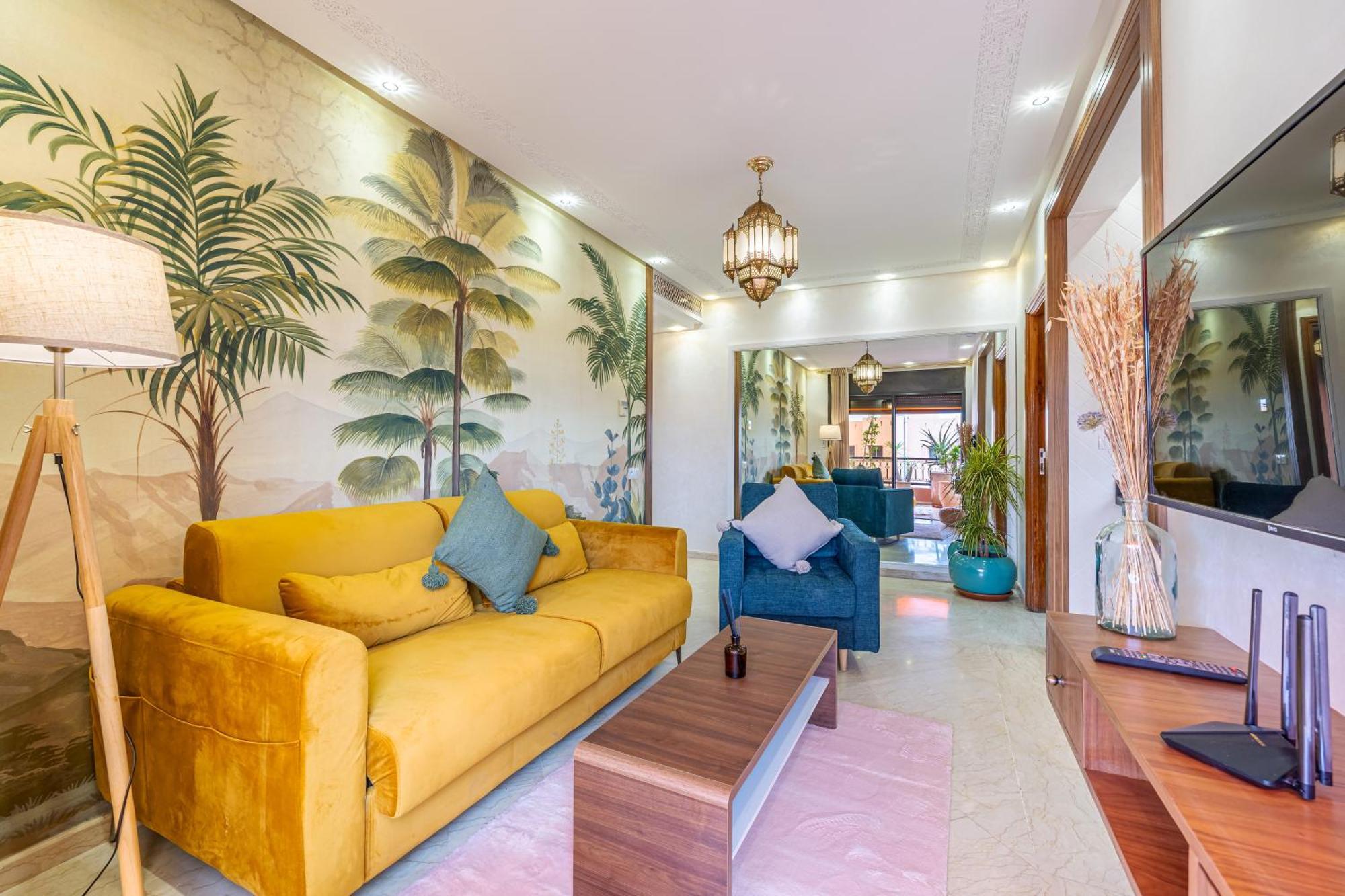 Le Jasmin - Appartement Authentique A Gueliz Marrakesh Exterior photo