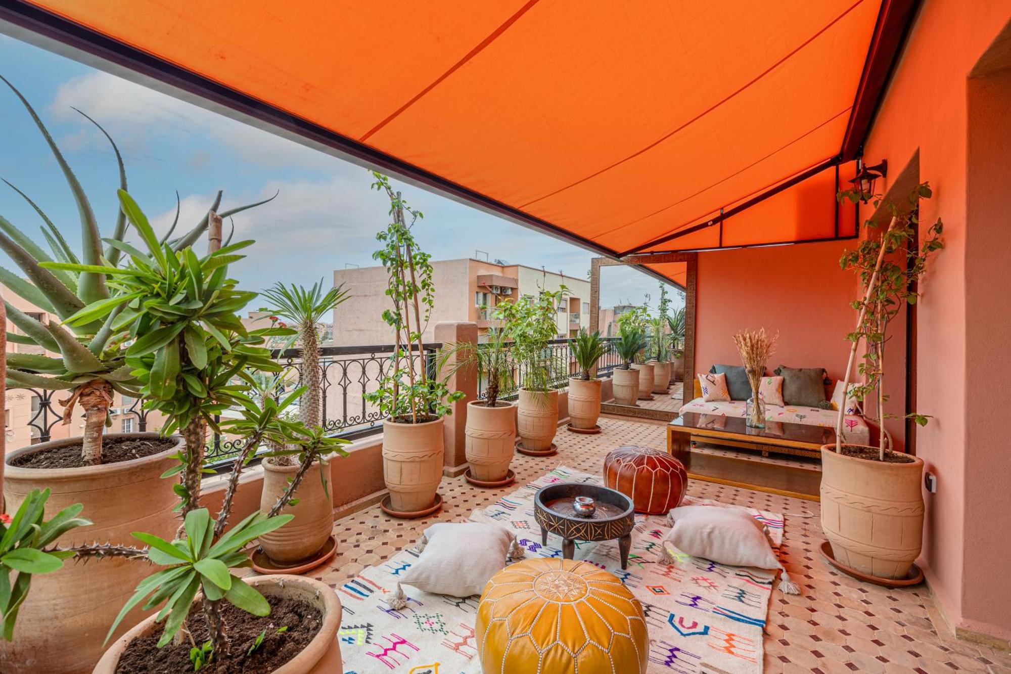 Le Jasmin - Appartement Authentique A Gueliz Marrakesh Exterior photo