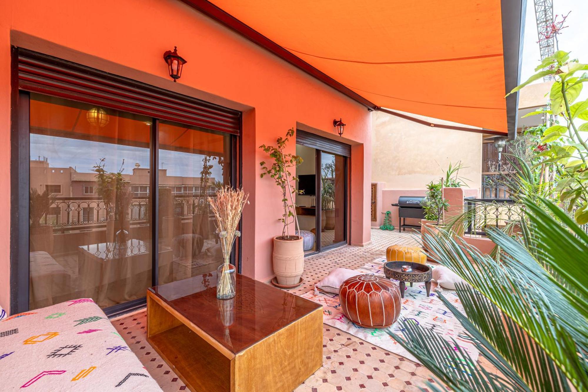 Le Jasmin - Appartement Authentique A Gueliz Marrakesh Exterior photo