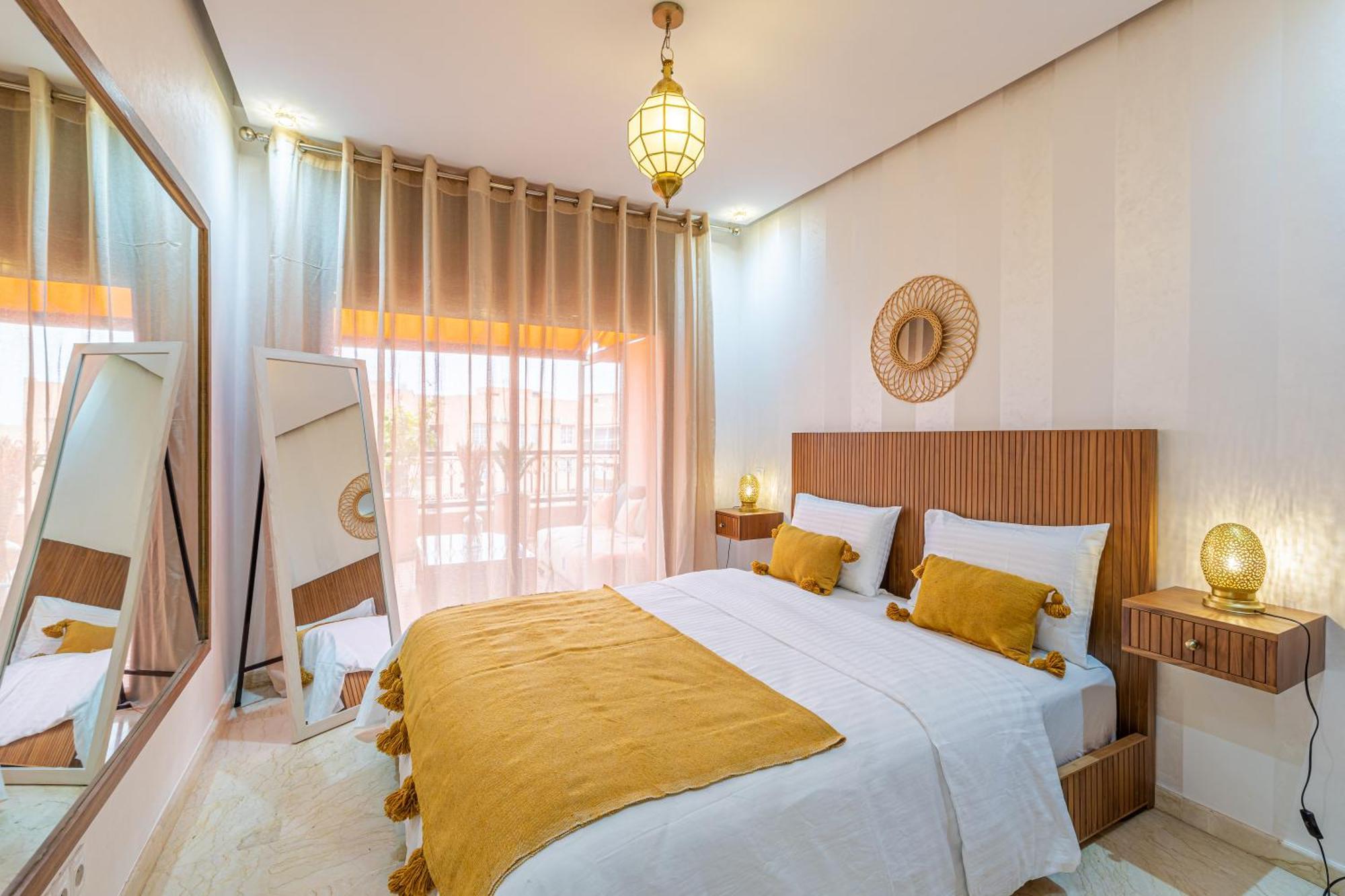 Le Jasmin - Appartement Authentique A Gueliz Marrakesh Exterior photo